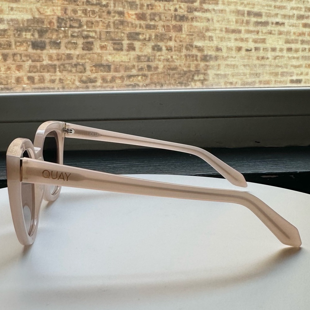🌸QUAY🌸 Noosa Pink/Brown Cat Eye Sunglasses - Picture 9 of 13